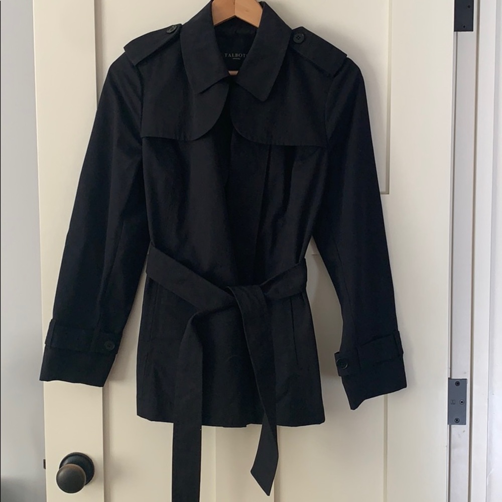 Black rain coat (brand new)